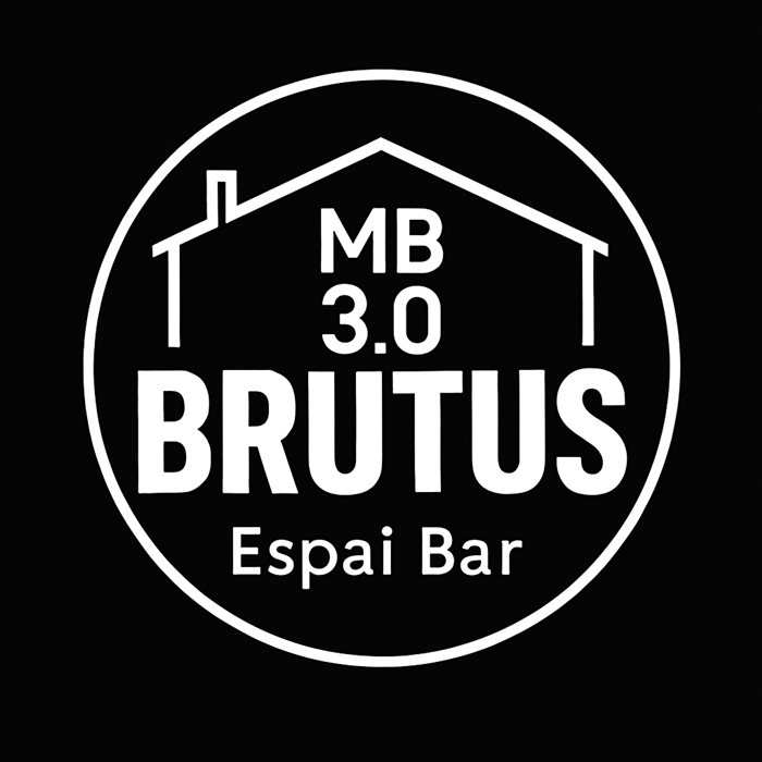 Logo d'Espai Brutus, la terrassa bar de Mas Bossom 3.0